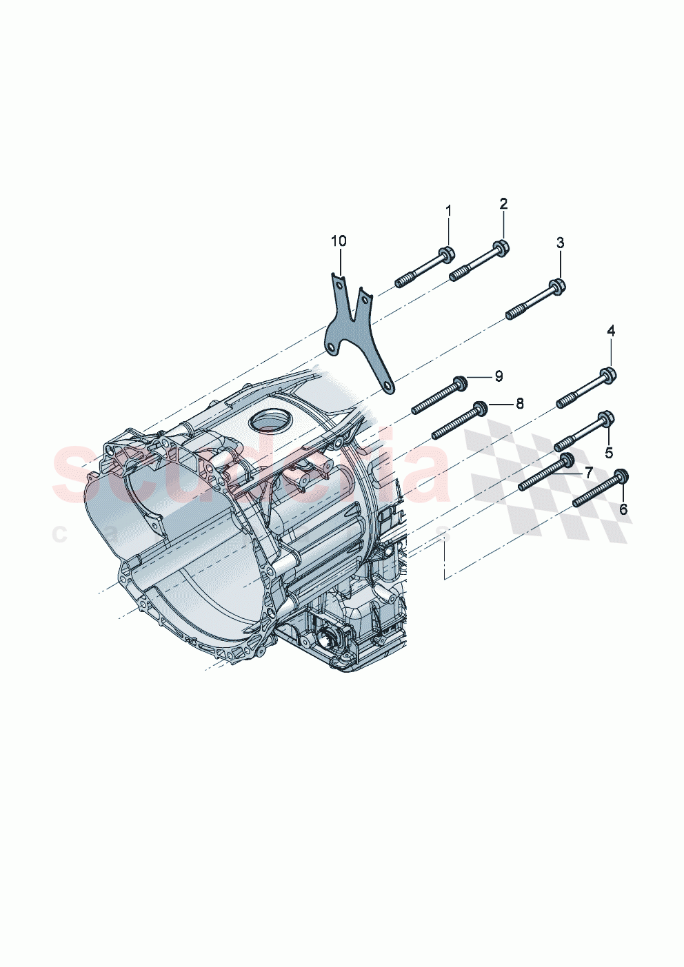 Assembly parts for engine and gearbox of Bentley Bentley New Continental Convertible (2019-2024)
