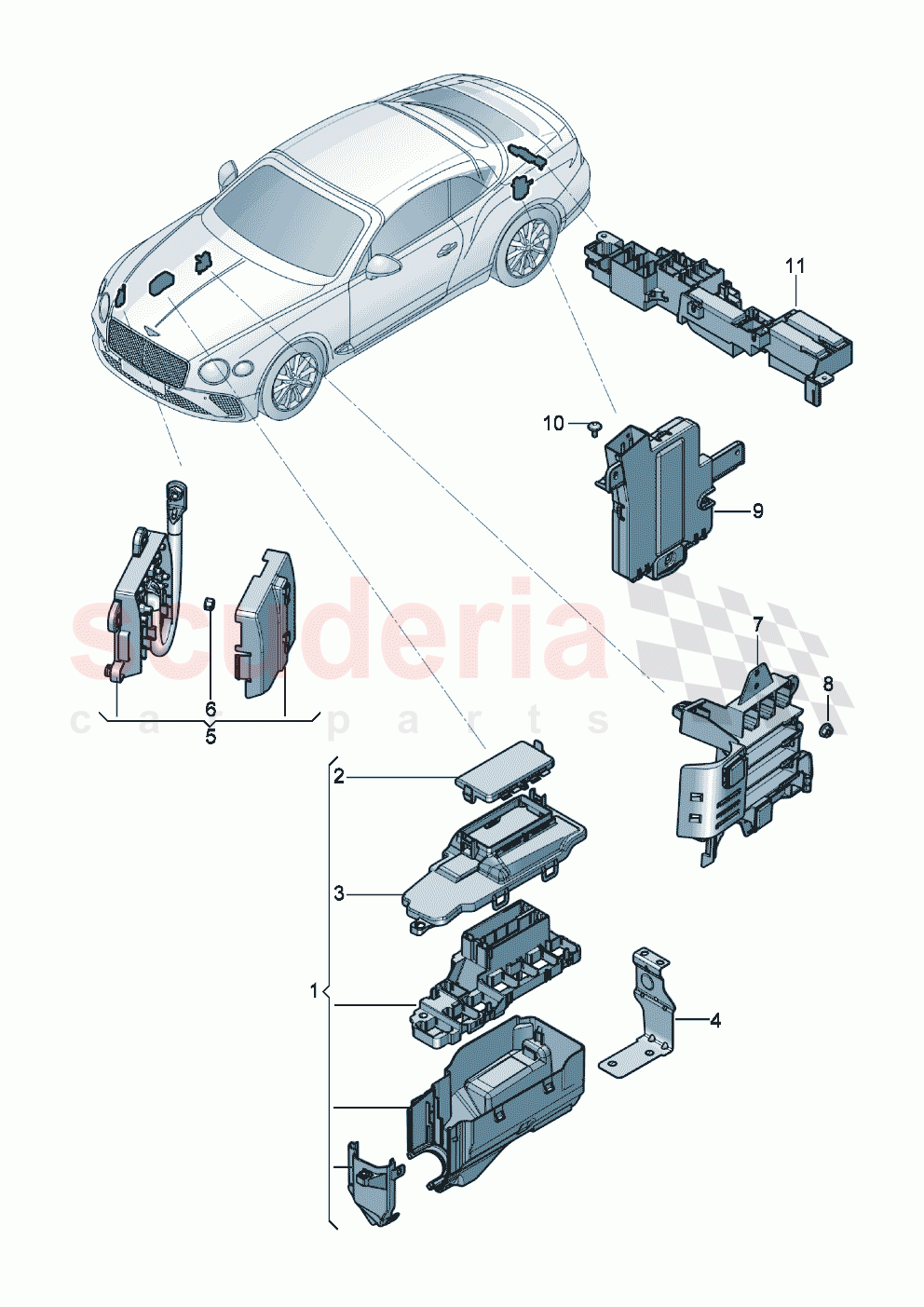 fuse holder of Bentley Bentley New Continental Convertible (2019-2024)