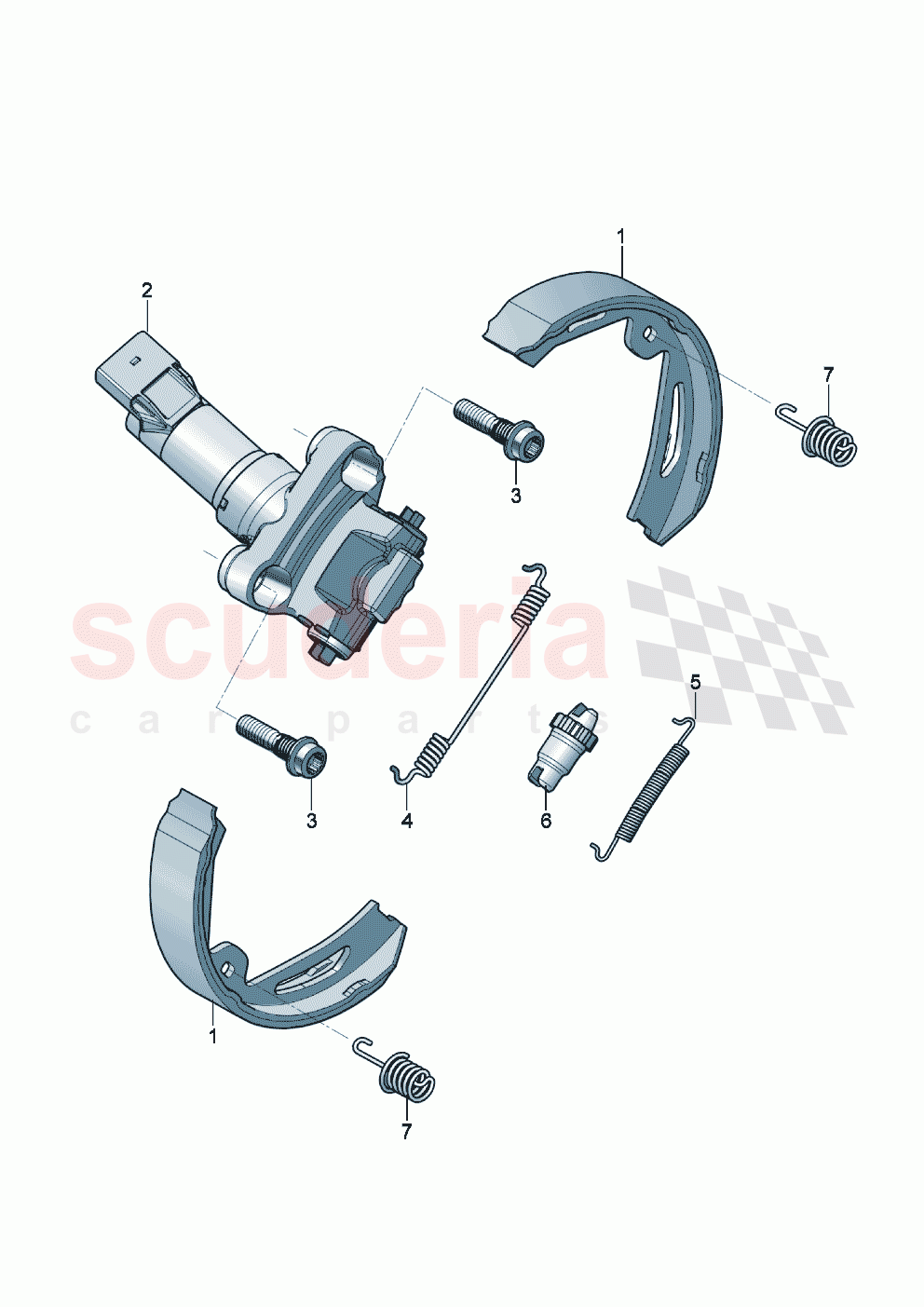 Parking brake of Bentley Bentley New Continental GT (2019-2024)