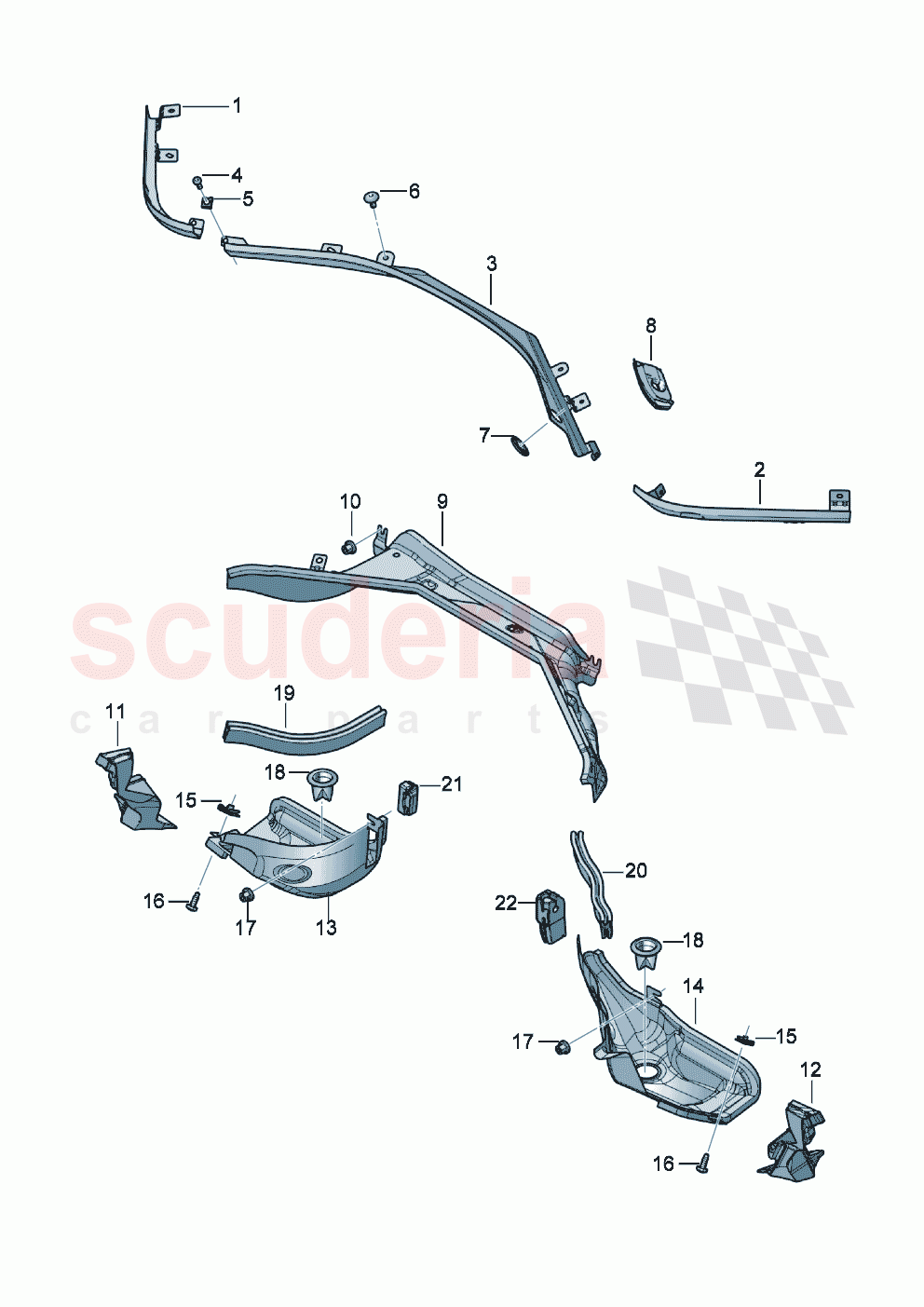 water box Firewall of Bentley Bentley New Continental GT (2019-2024)