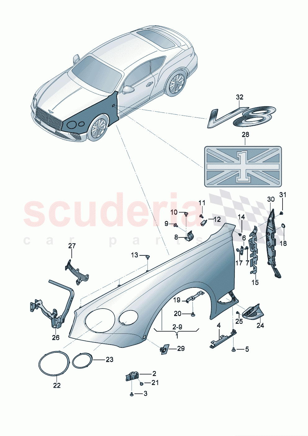Wing D - MJ 2021>> - MJ 2021 of Bentley Bentley New Continental GT (2019-2024)