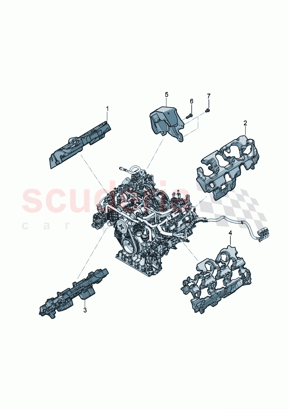 Noise insulation Engine of Bentley Bentley New Flying Spur (2020-2024)
