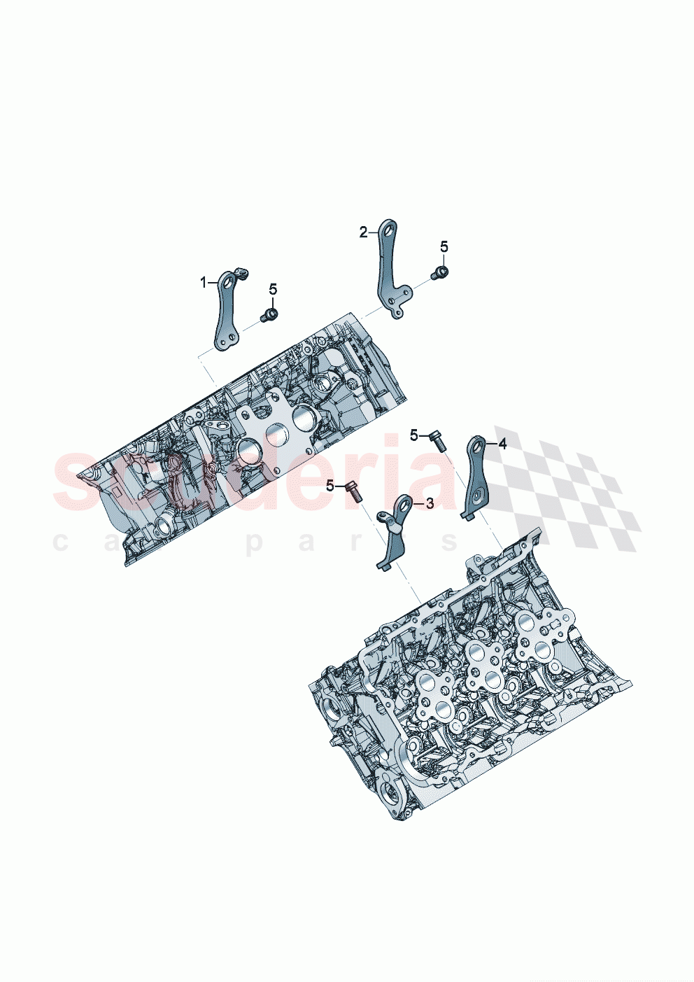 Mounting for service lift of Bentley Bentley New Flying Spur (2020-2024)