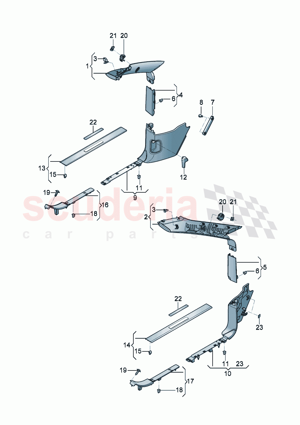 side trim panels of Bentley Bentley New Continental Convertible (2025-2026)