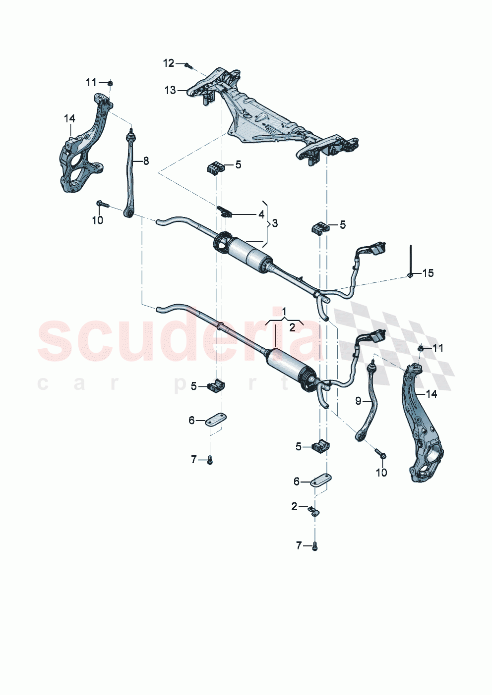Anti-roll bar For vehicles with electronic roll stabilisation of Bentley Bentley New Continental GT (2025-2026)