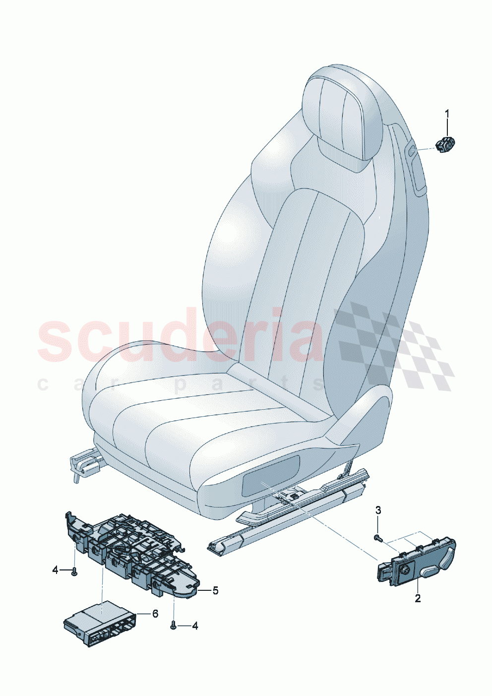 Electrical parts Seat of Bentley Bentley New Continental GT (2025-2026)