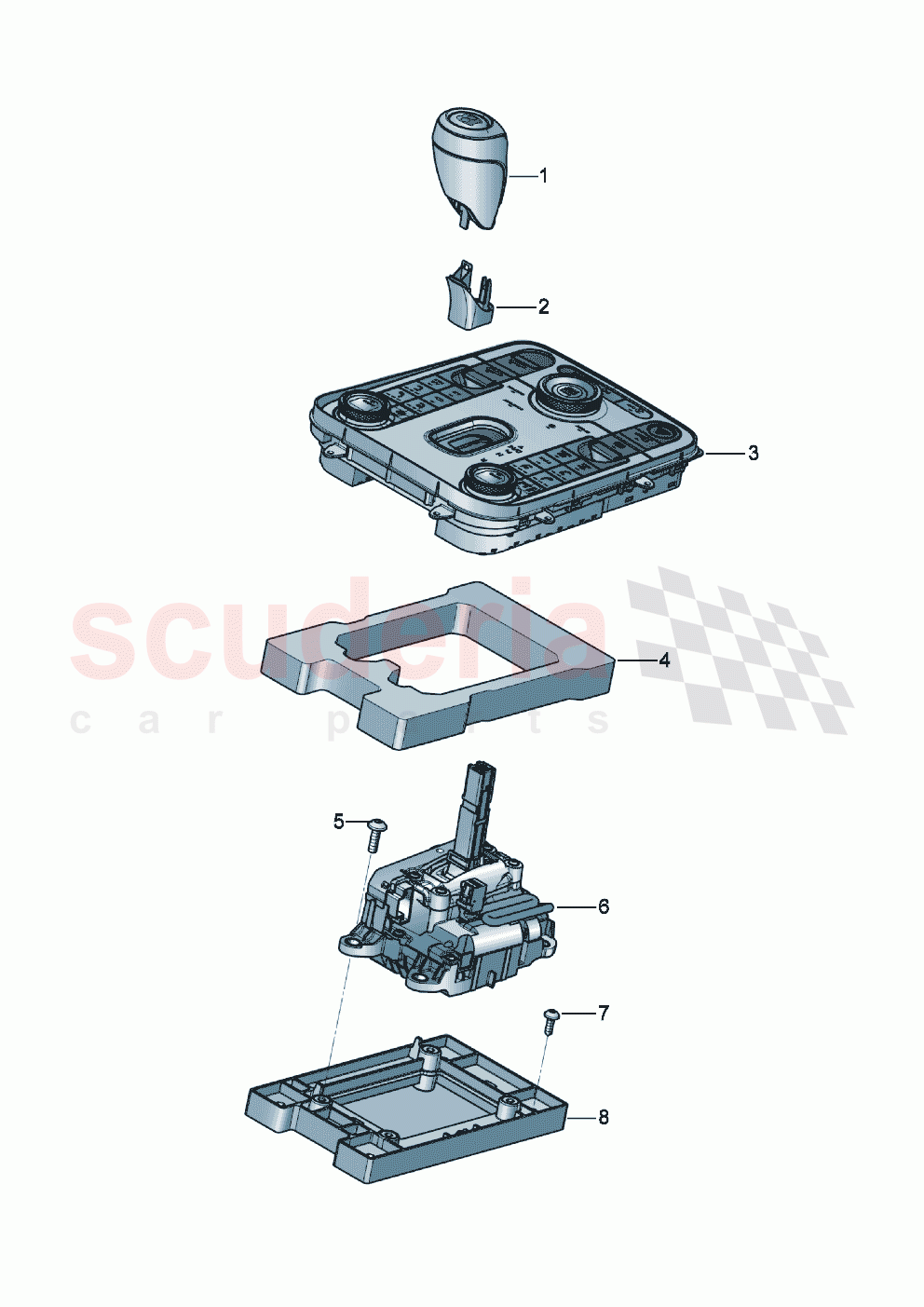 Selector mechanism of Bentley Bentley New Continental GT (2025-2026)