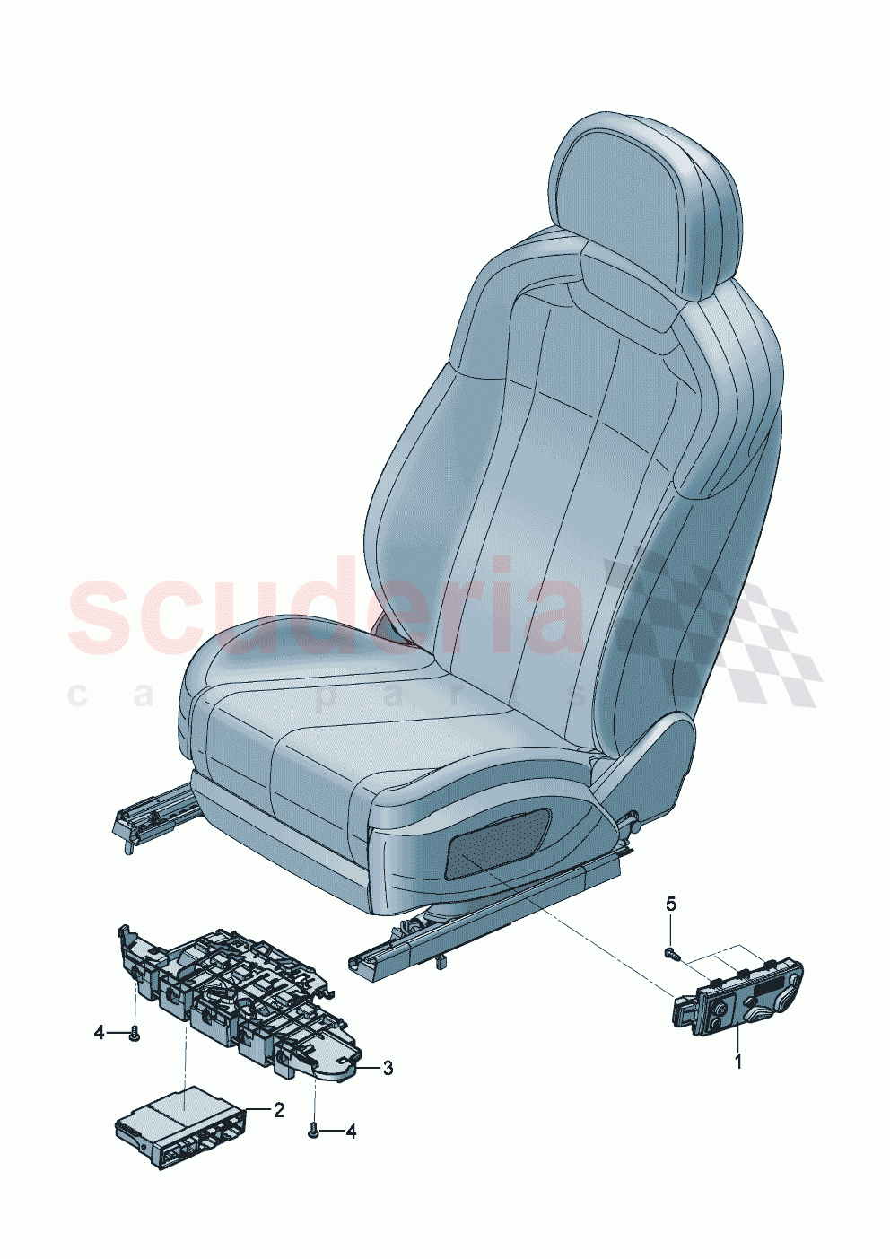 Electrical parts seat of Bentley Bentley New Flying Spur (2025-2026)