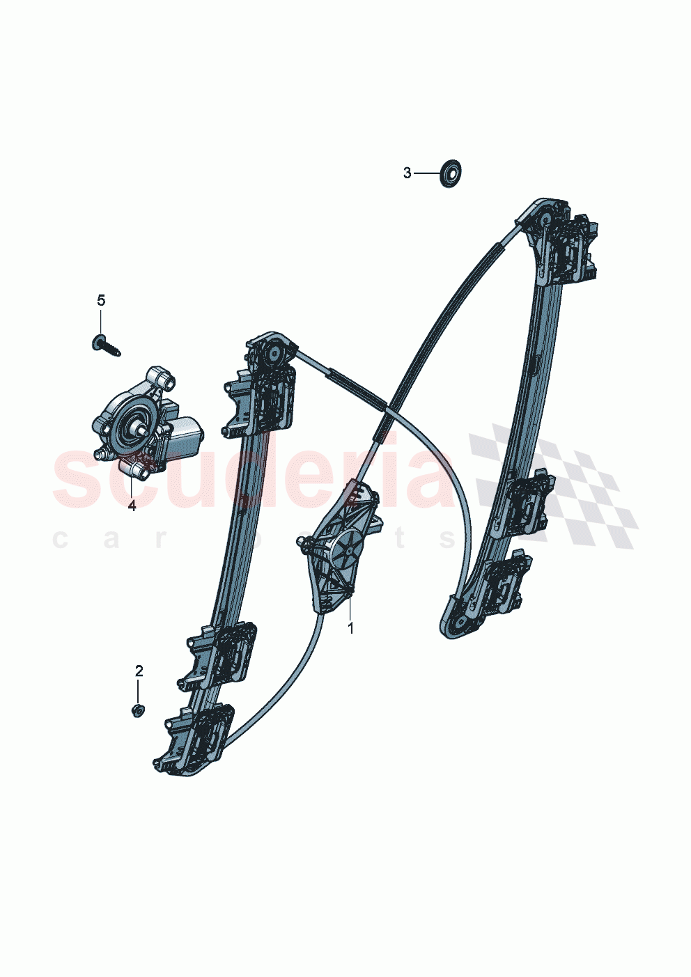 Window regulator of Bentley Bentley New Flying Spur (2025-2026)