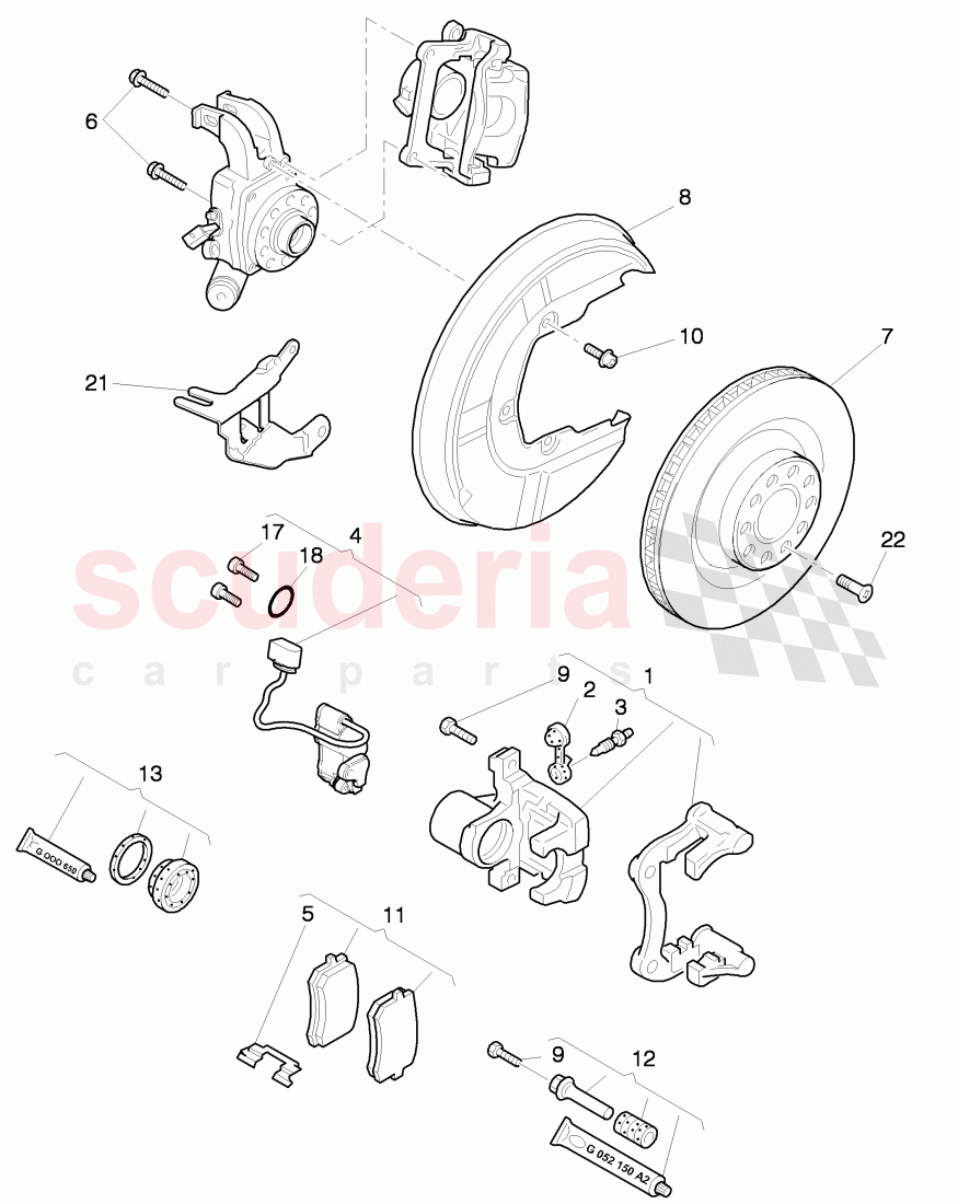 brake caliper, splash shield for brake disc, for vehicles with ceramic, brake disc, D >> - MJ 2014 of Bentley Bentley Continental GTC (2011+)