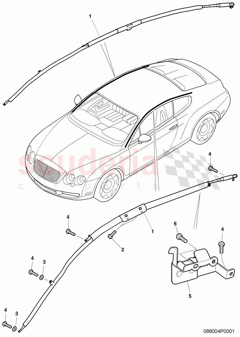 side air bag unit of Bentley Bentley Continental Supersports (2009-2011)