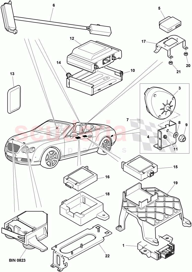 anti-theft system________ (ats) of Bentley Bentley Continental GTC (2006-2010)