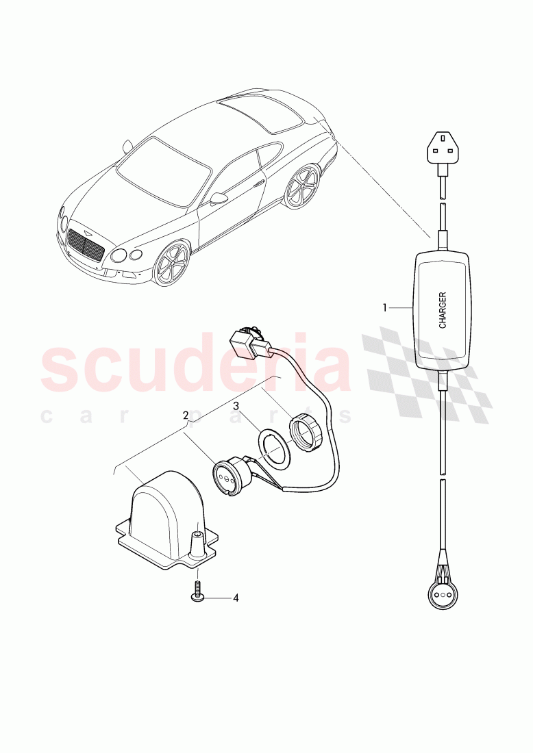 battery charger of Bentley Bentley Continental GT (2011-2018)
