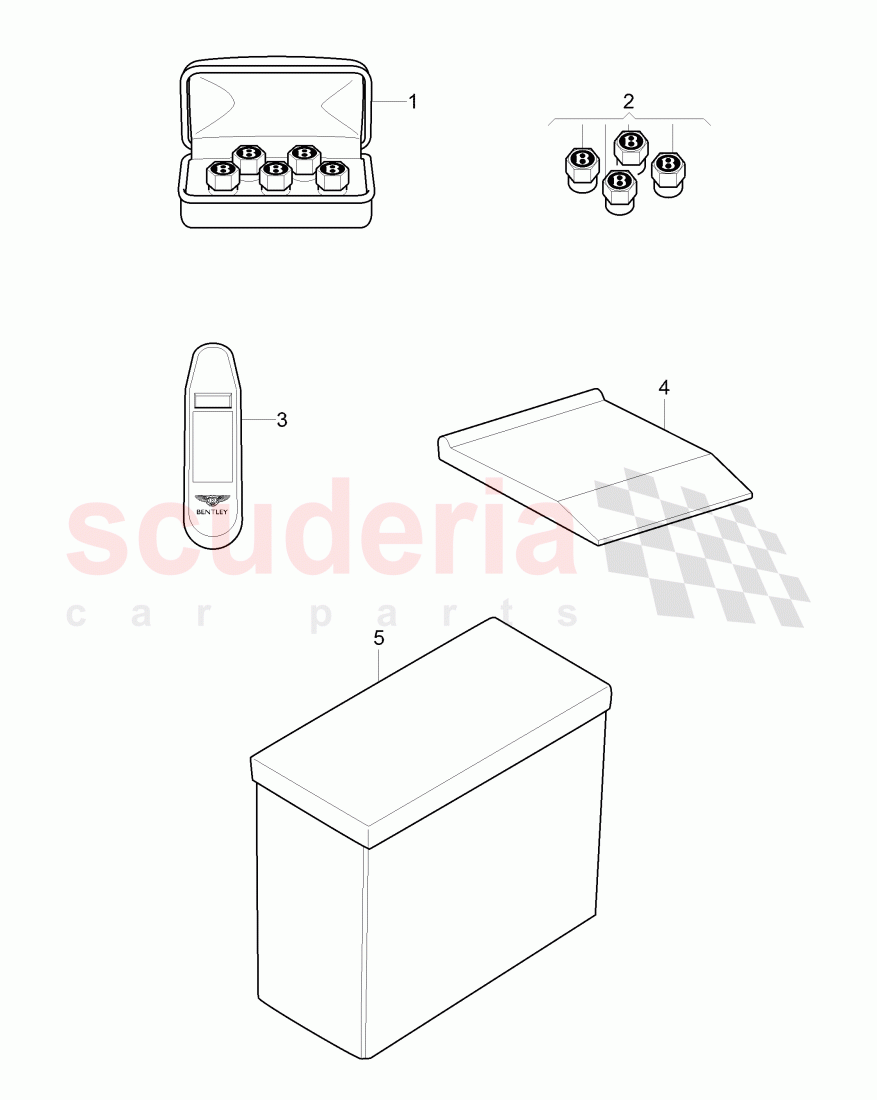 Original Accessories, Complete wheels and tires of Bentley Bentley Mulsanne (2010+)