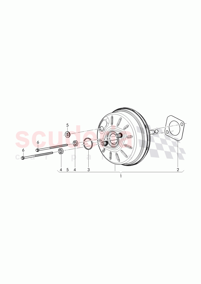 brake booster of Bentley Bentley Bentayga (2015-2020)