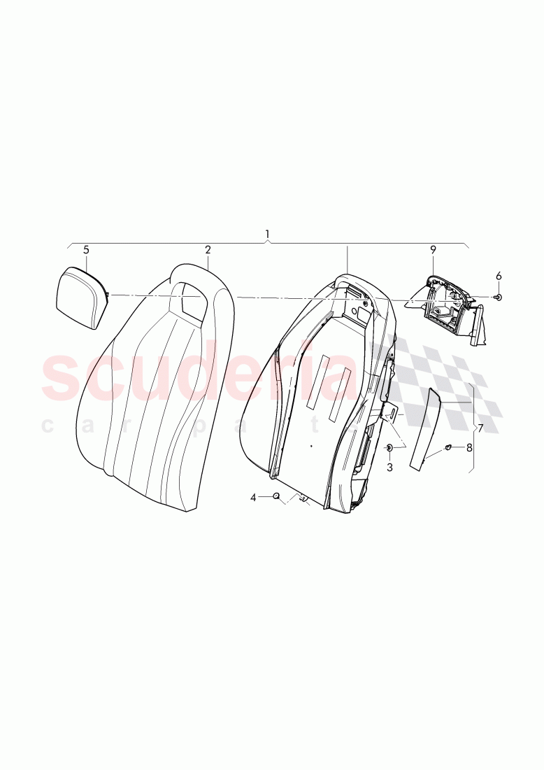 rear seat, backrest, D >> - MJ 2015 of Bentley Bentley Continental GT (2011-2018)