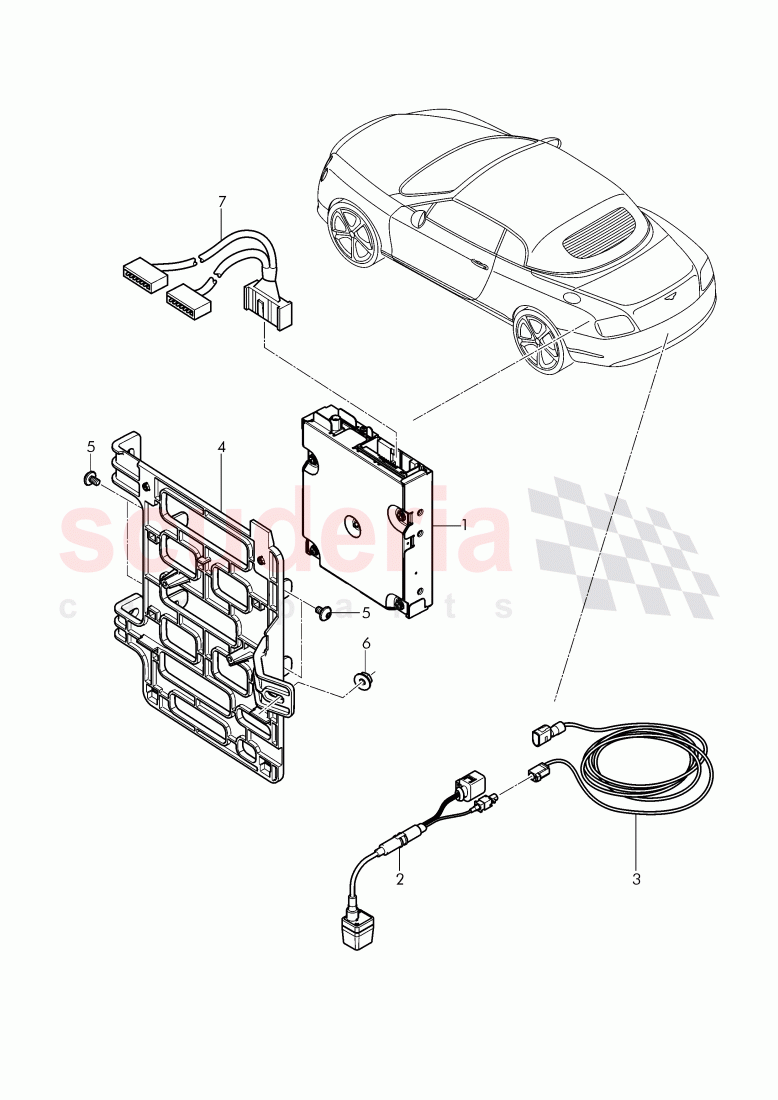 rear view camera, D - MJ 2015>> - MJ 2015 of Bentley Bentley Continental GTC (2011+)