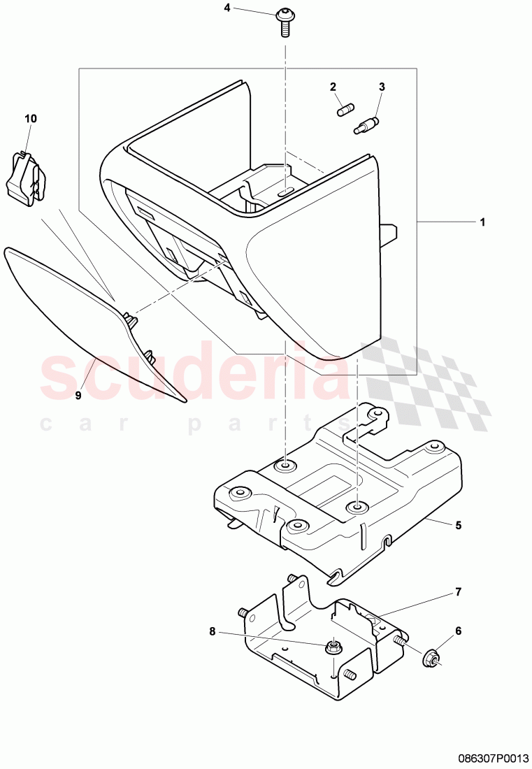 center console of Bentley Bentley Continental Supersports (2009-2011)