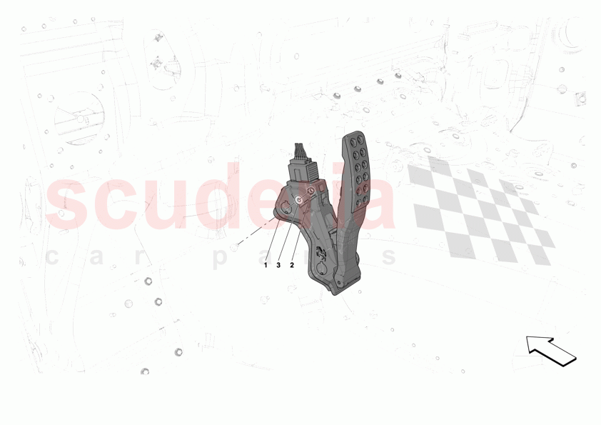 ACCELERATOR CONTROL of Ferrari Ferrari 12Cilindri Spider