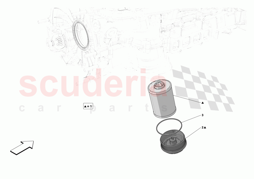 LUBRICATION FILTERS of Ferrari Ferrari 12Cilindri Spider