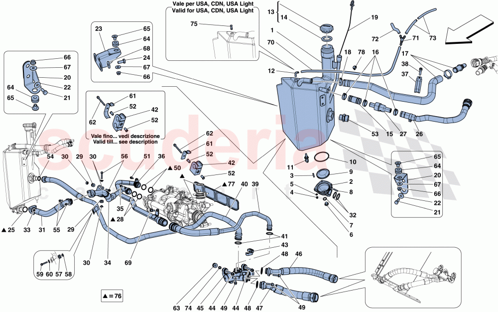 LUBRICATION SYSTEM: TANK of Ferrari Ferrari F12 Berlinetta