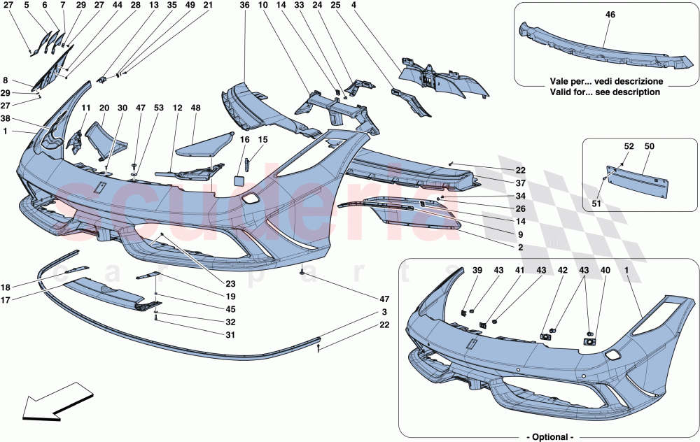 FRONT BUMPER of Ferrari Ferrari 458 Speciale