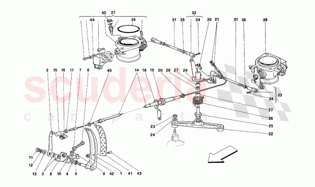 Throttle control -Not for GD- of Ferrari Ferrari 512 M