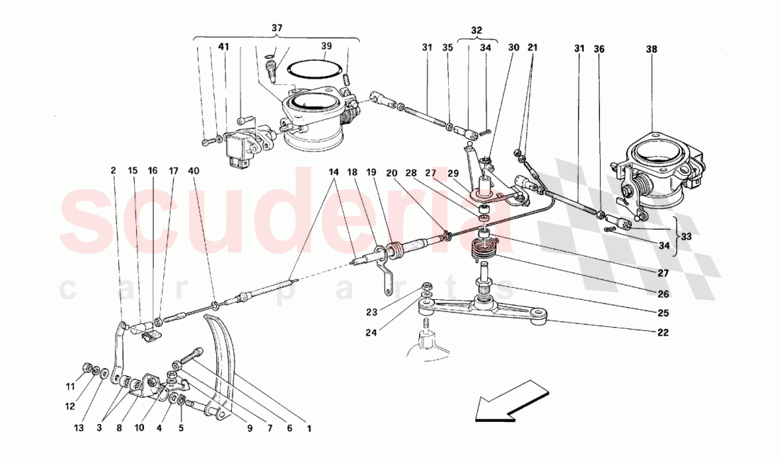 Throttle control -Not for GD- of Ferrari Ferrari 512 TR