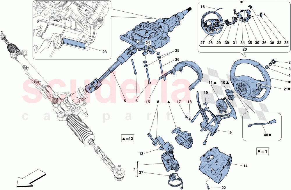 STEERING CONTROL of Ferrari Ferrari 458 Spider