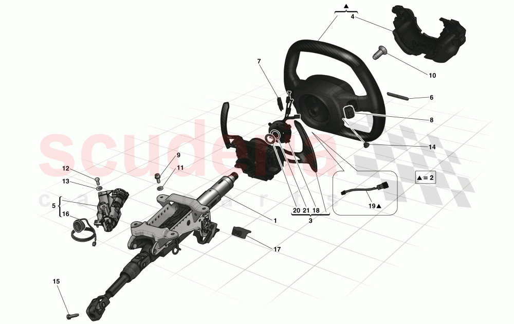 STEERING CONTROL of Ferrari Ferrari LaFerrari