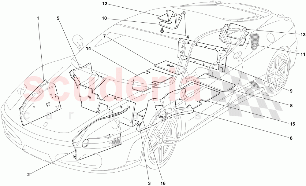 INSULATION of Ferrari Ferrari 430 Coupe