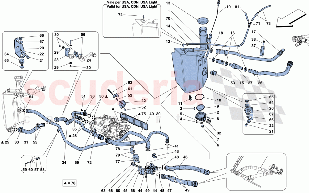 LUBRICATION SYSTEM: TANK of Ferrari Ferrari F12 TDF