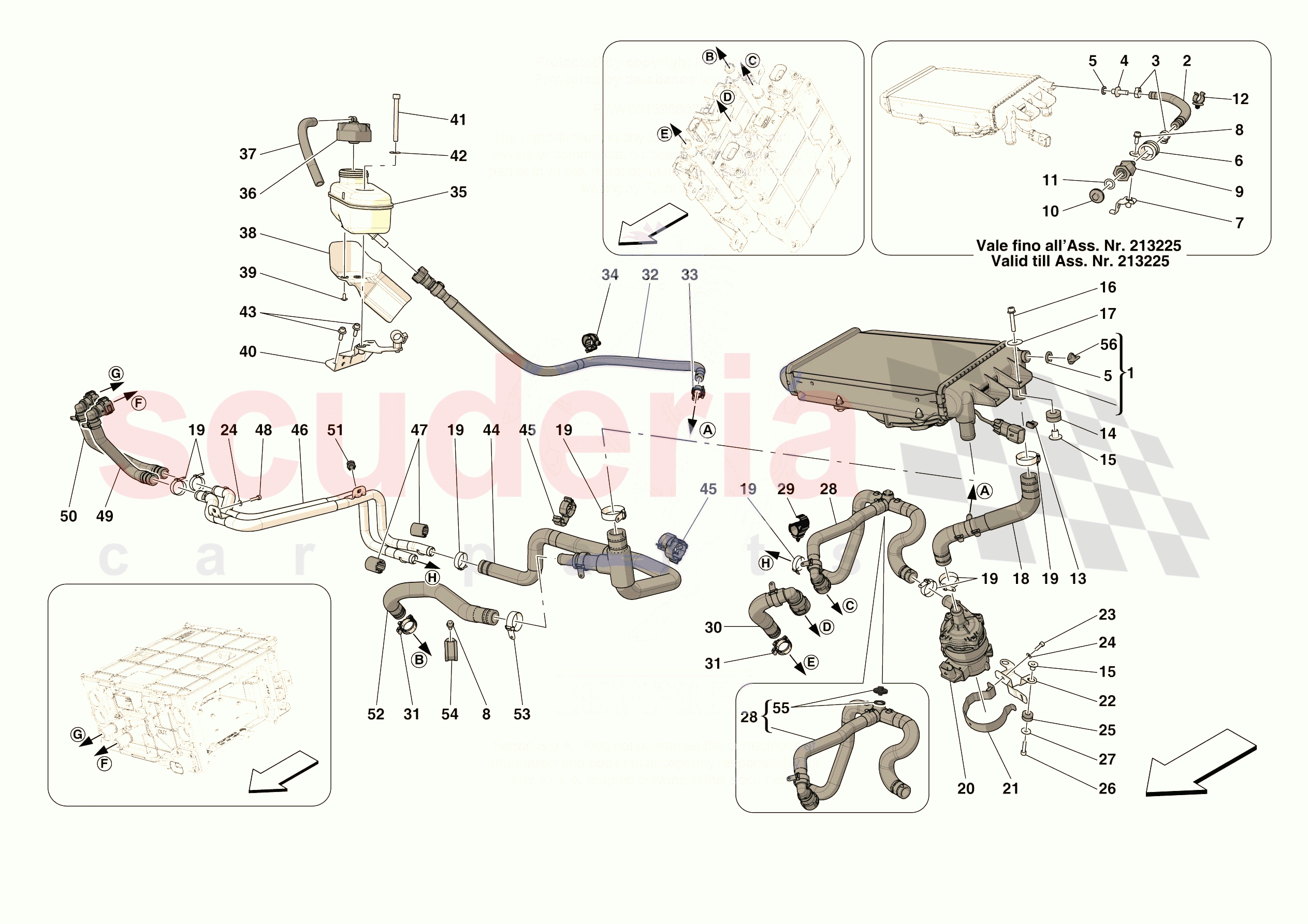 INVERTER COOLING of Ferrari Ferrari 296 GTB Europe RH