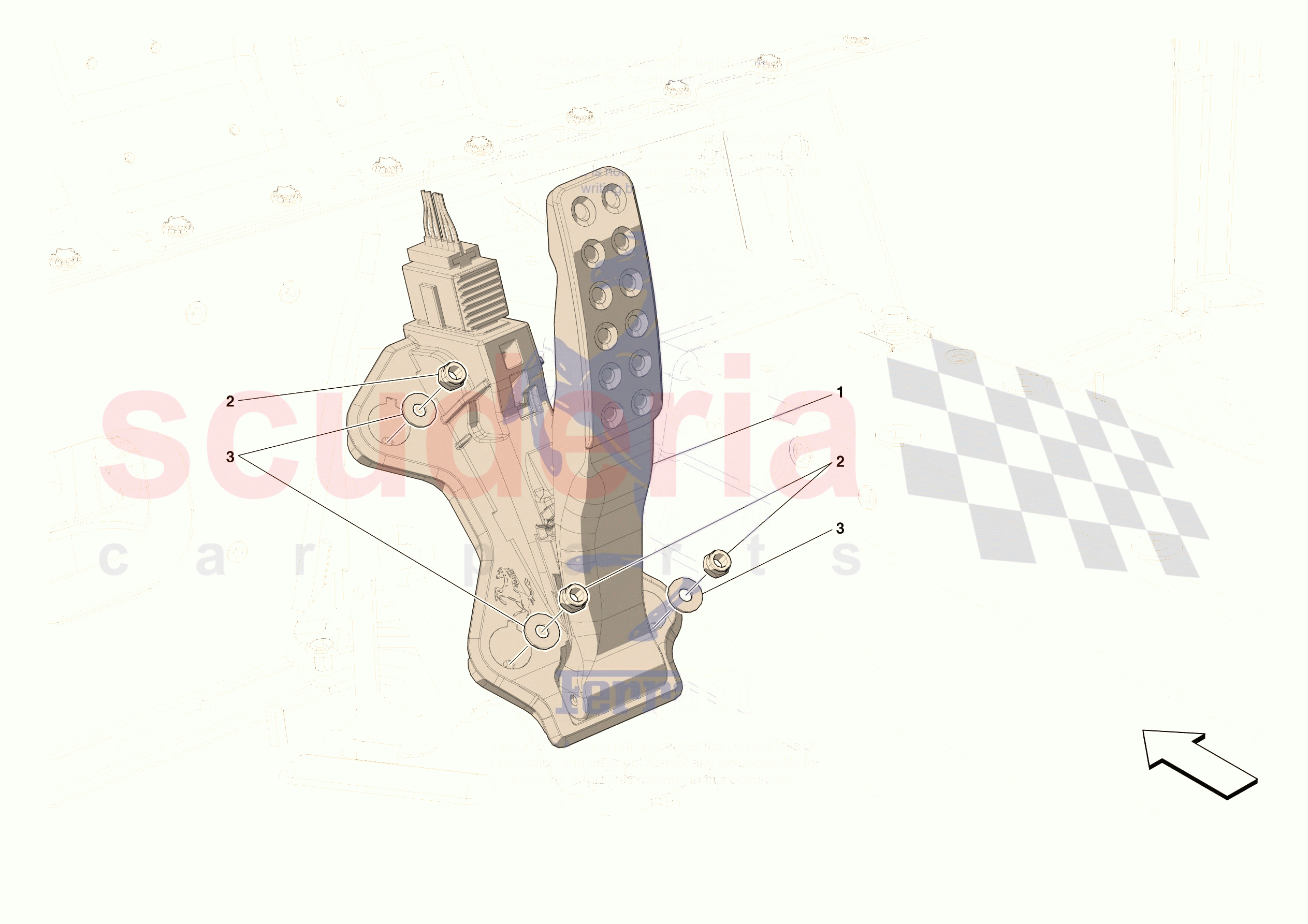 ACCELERATOR CONTROL of Ferrari Ferrari 296 GTS USA