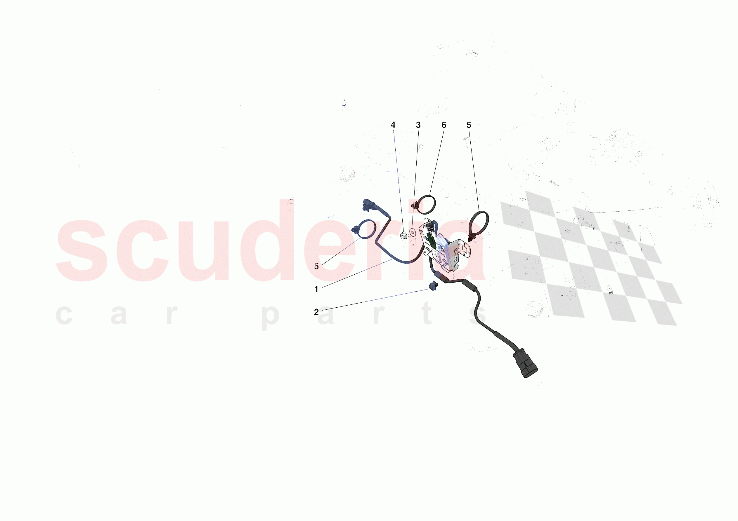 REAR LID LOCK of Ferrari Ferrari 488 Pista Spider USA