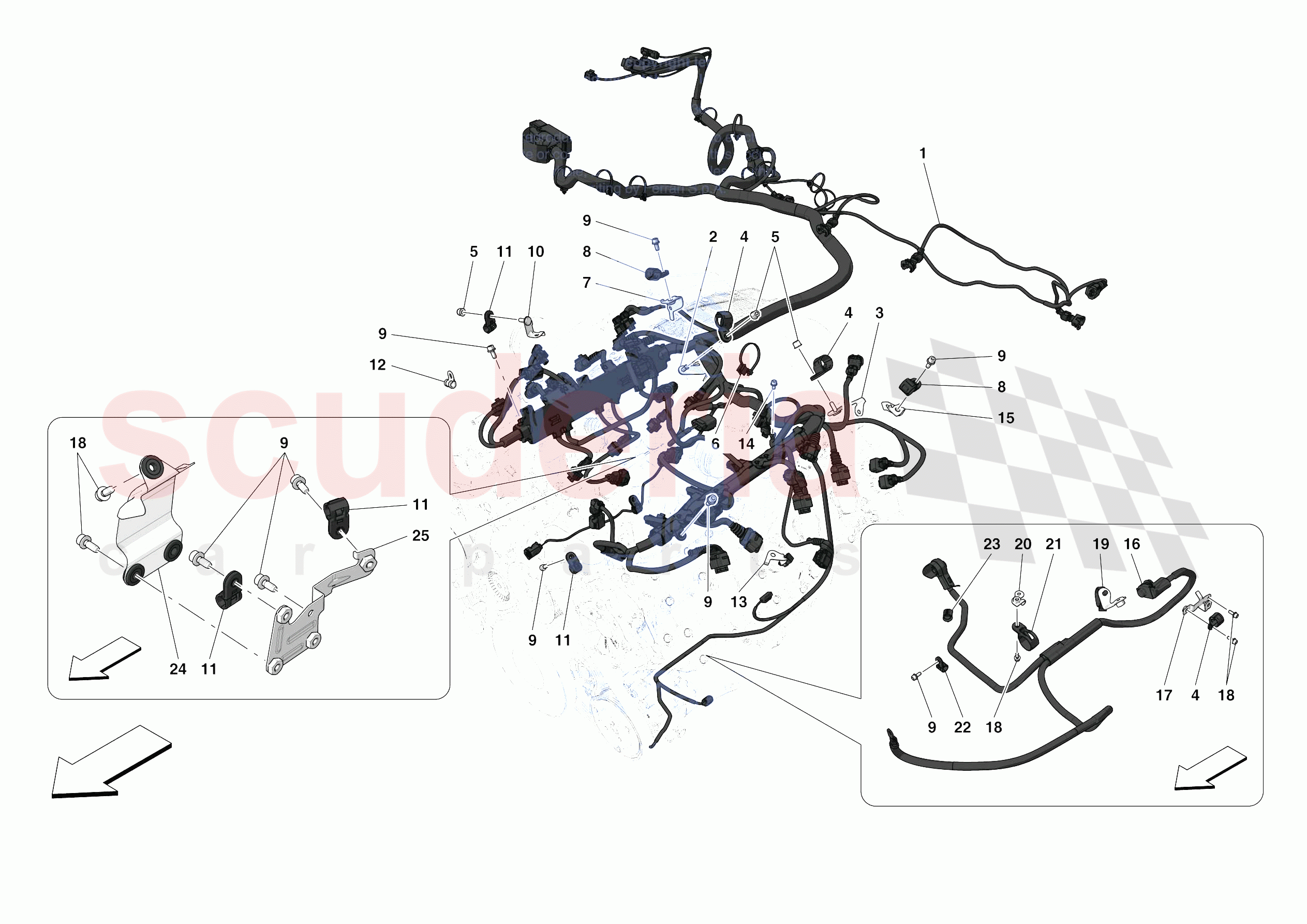 ENGINE ELECTRICAL SYSTEM of Ferrari Ferrari 488 Pista USA