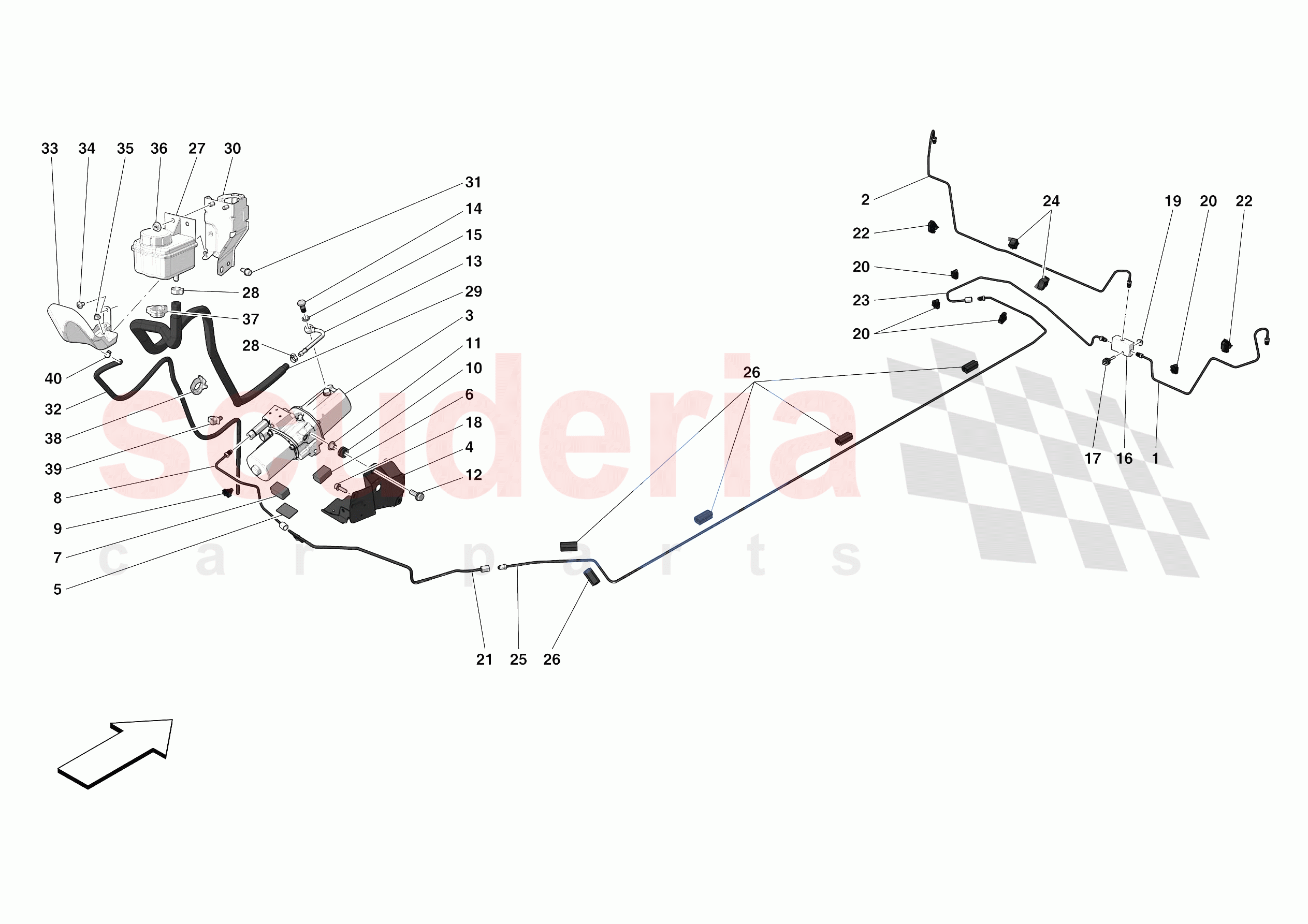 LIFTING THE VEHICLE of Ferrari Ferrari F8 Spider Europe