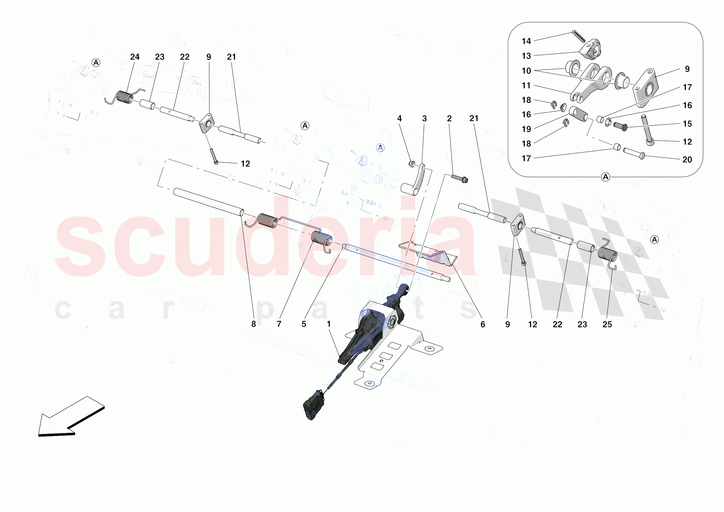 REAR ACTIVE AERO of Ferrari Ferrari F8 Spider Europe