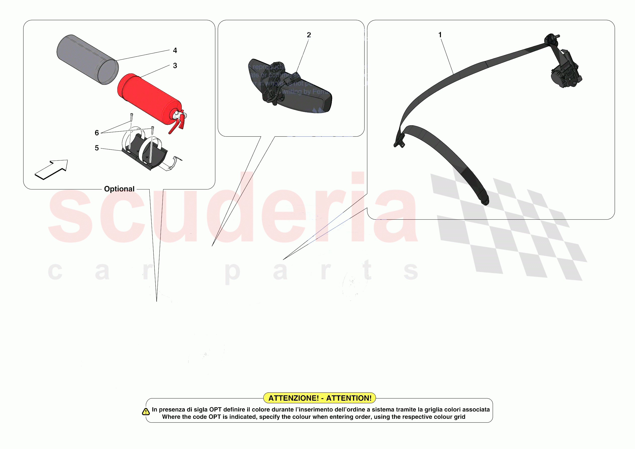 OTHER INTERIOR TRIM ACCESSORIES of Ferrari Ferrari F8 Spider USA