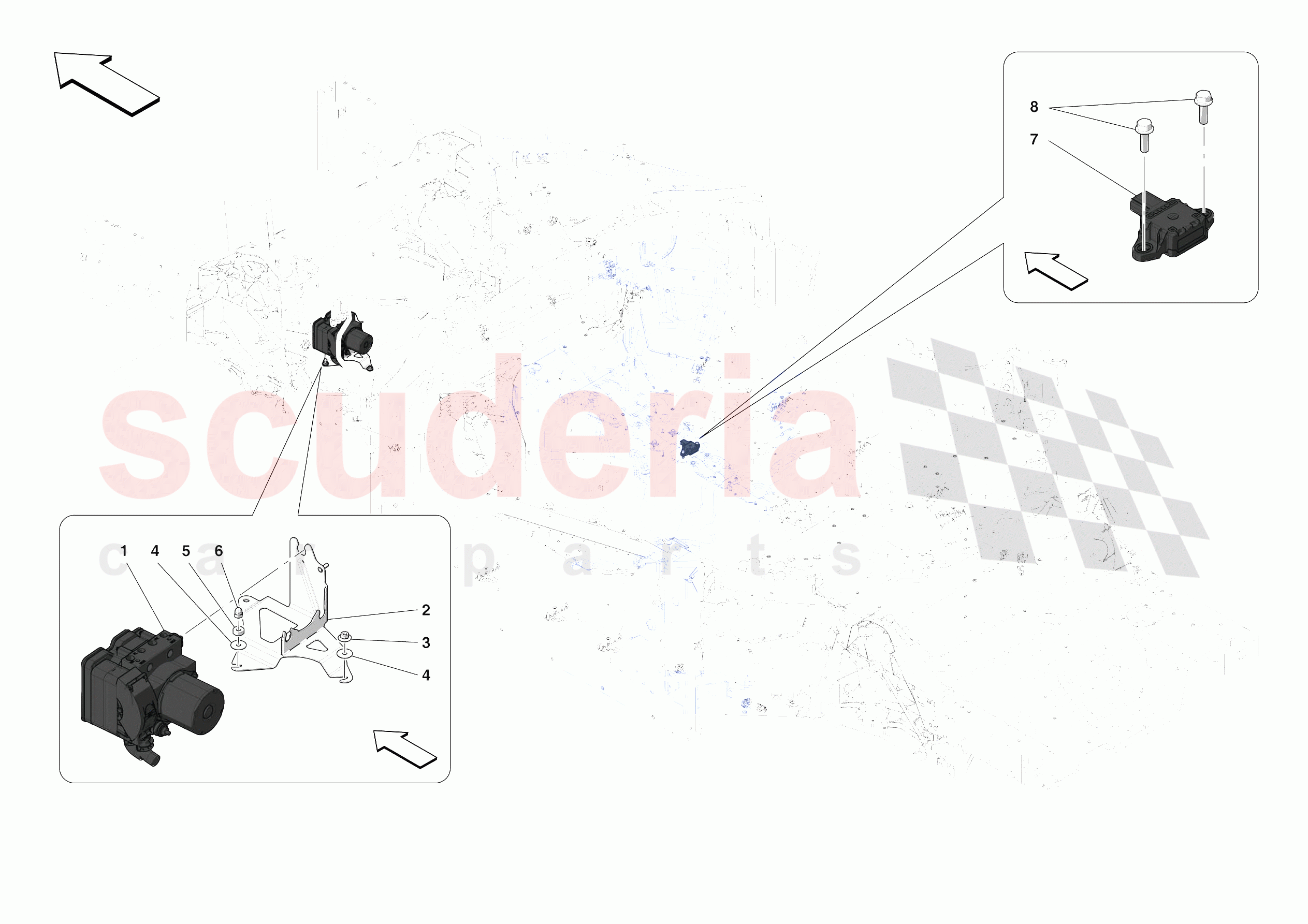 ABS ASR SYSTEM of Ferrari Ferrari Monza SPA2 Europe