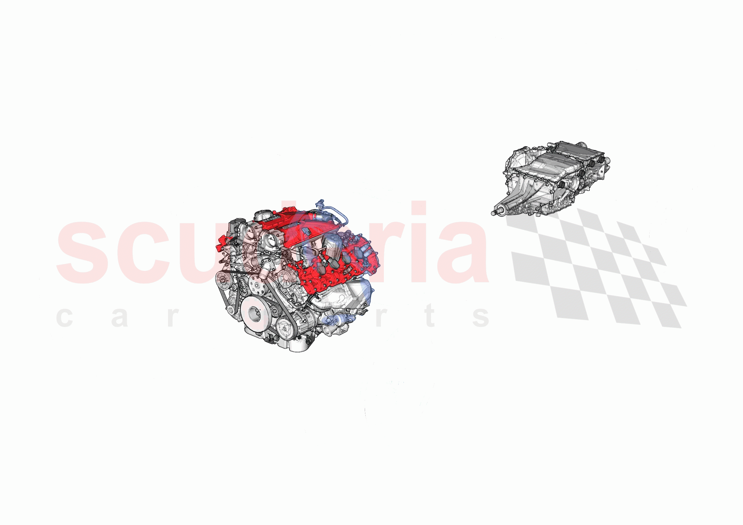 SPARE ASSEMBLY UNITS of Ferrari Ferrari Portofino M Europe RH