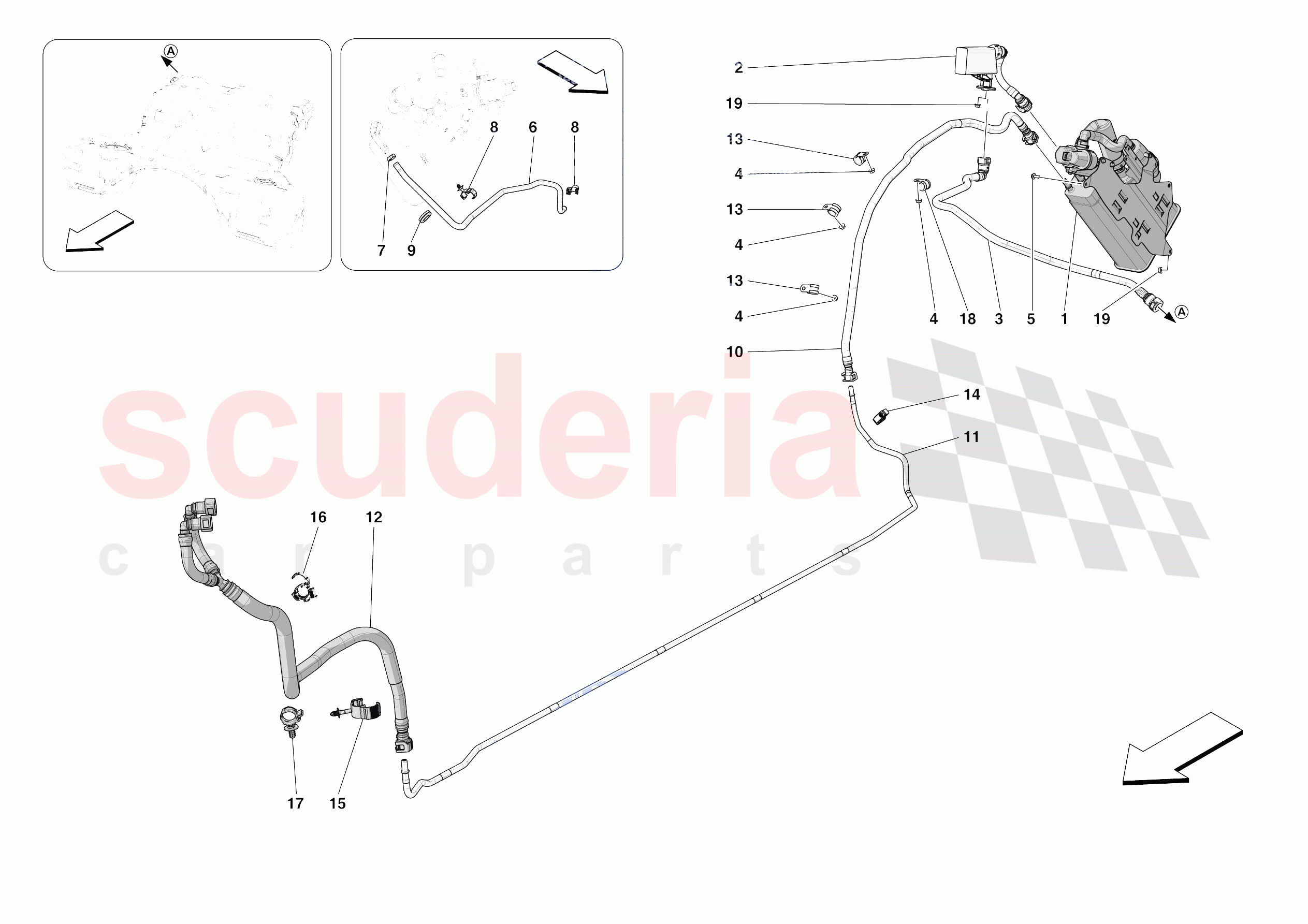 EVAPORATIVE EMISSIONS CONTROL SYSTEM of Ferrari Ferrari Portofino M USA