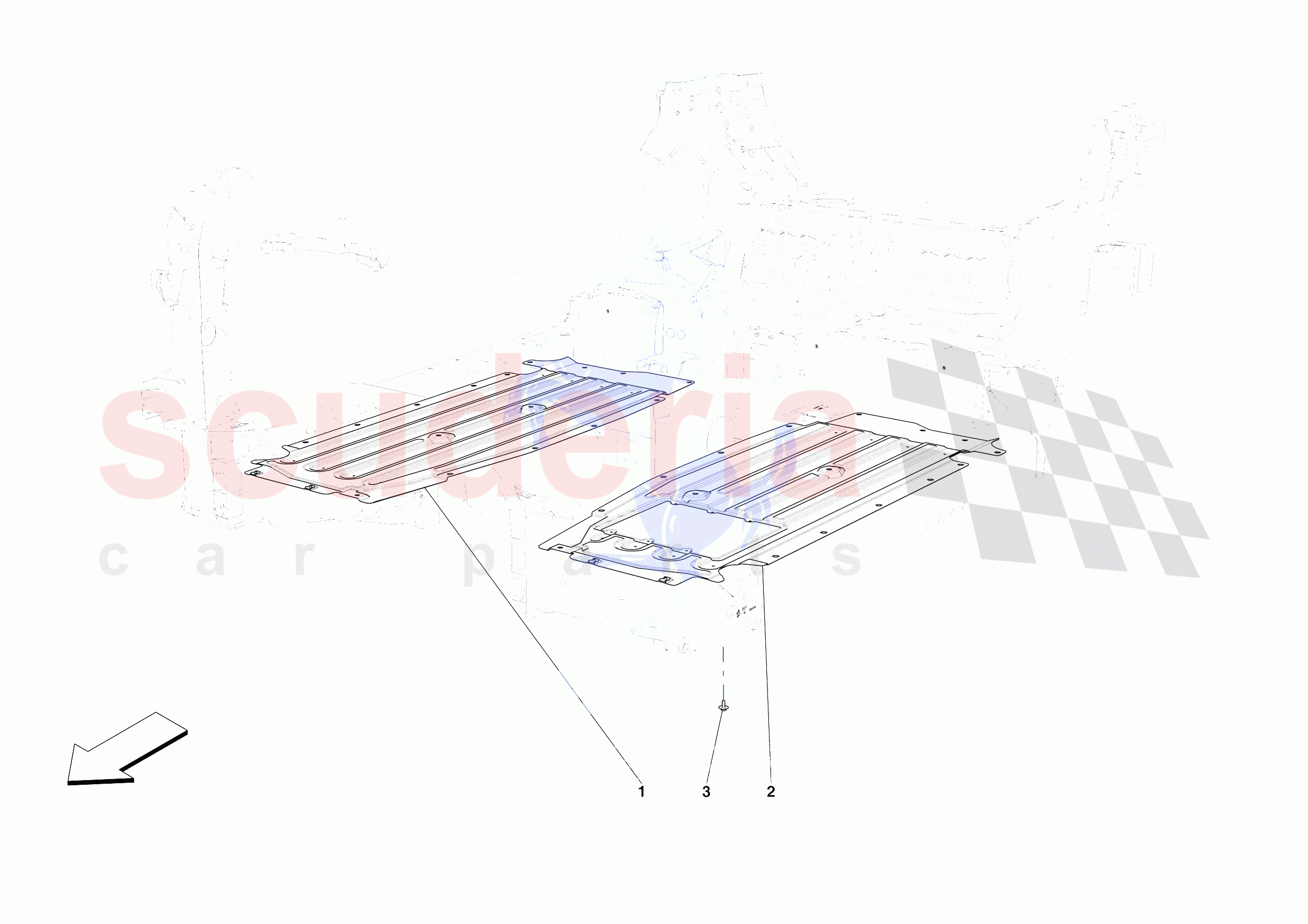 CENTRE SHIELDS of Ferrari Ferrari Purosangue Europe