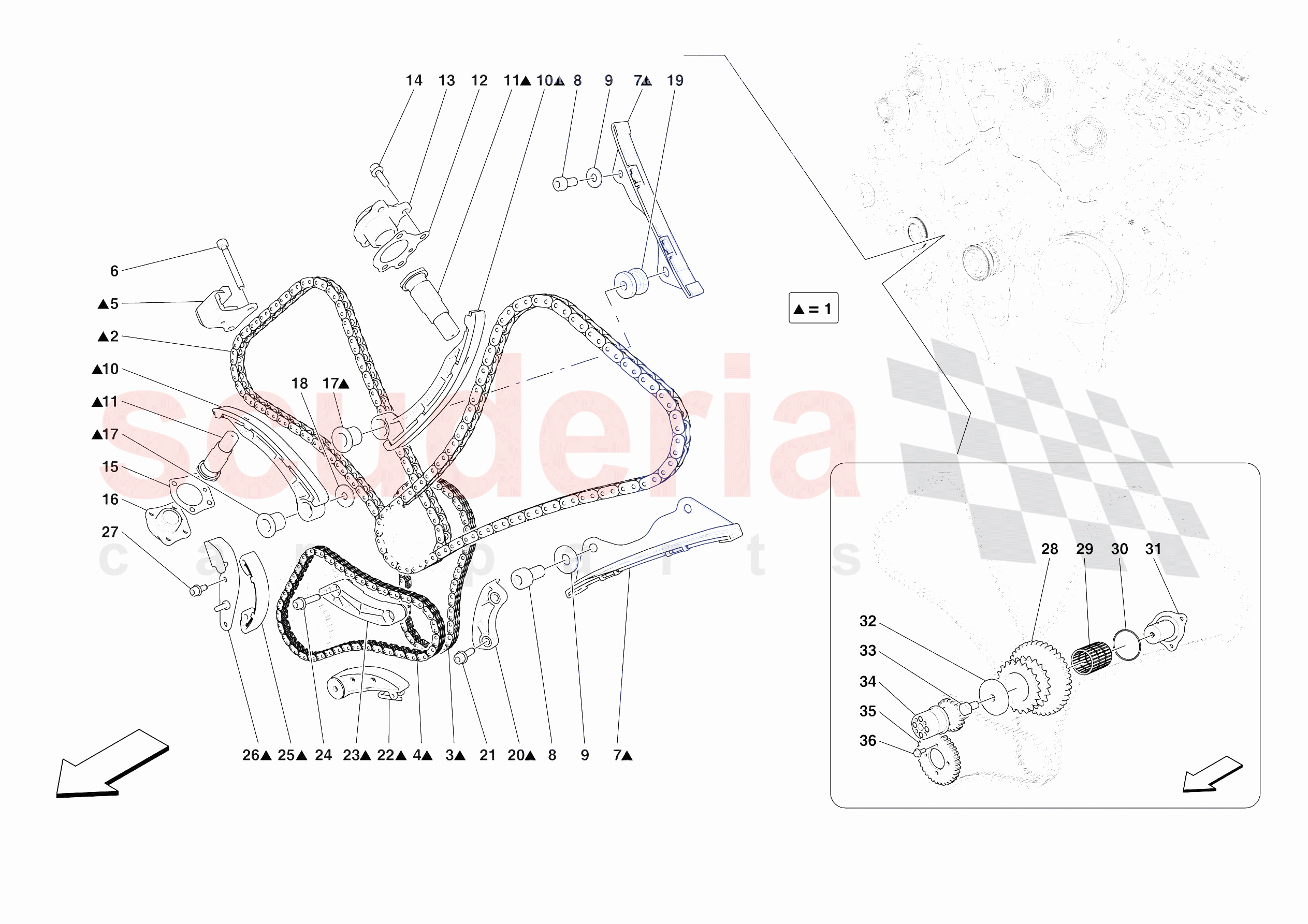 TIMING SYSTEM DRIVE of Ferrari Ferrari Purosangue Europe RH