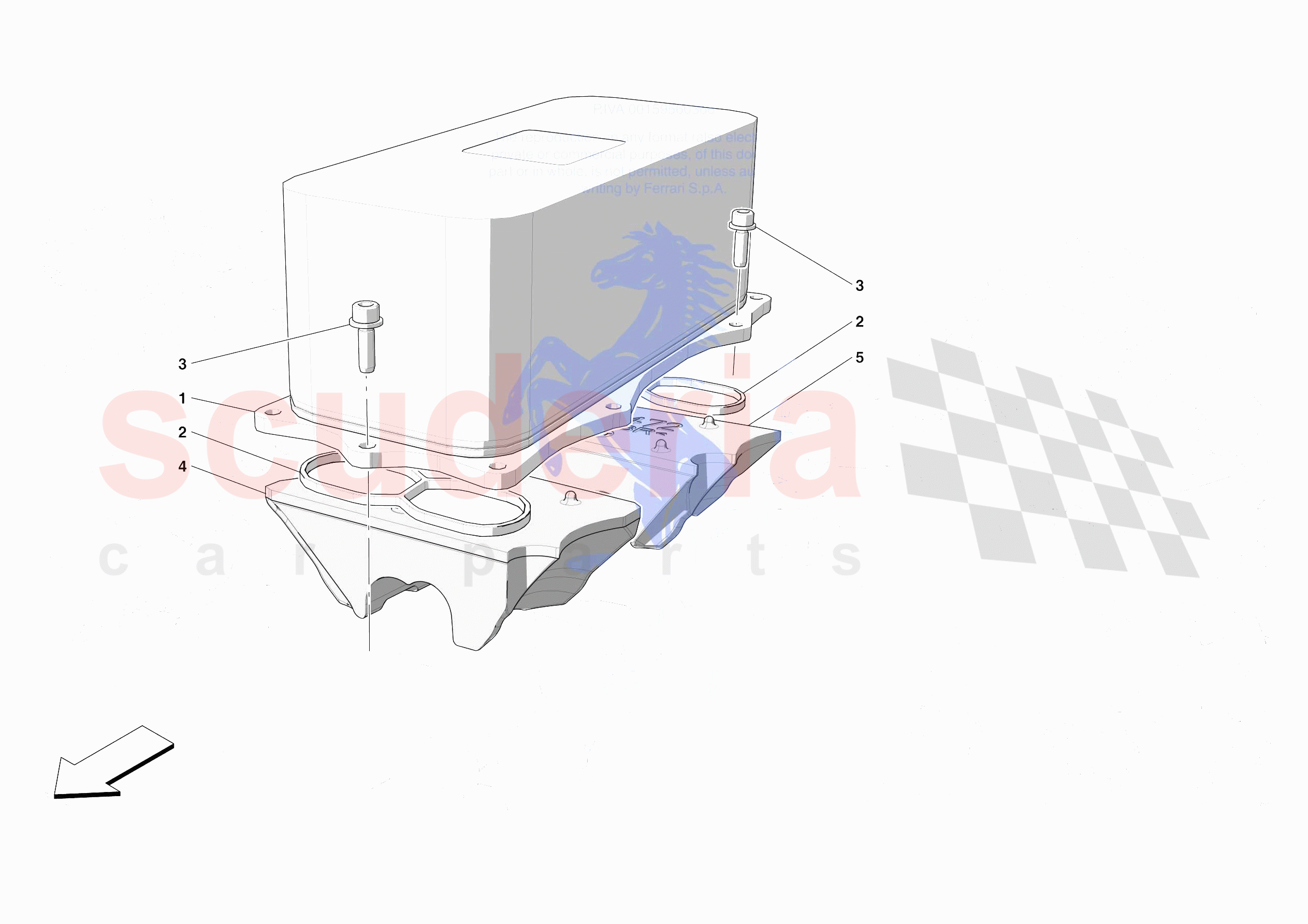 ENGINE HEAT EXCHANGER of Ferrari Ferrari SF90 Spider Europe