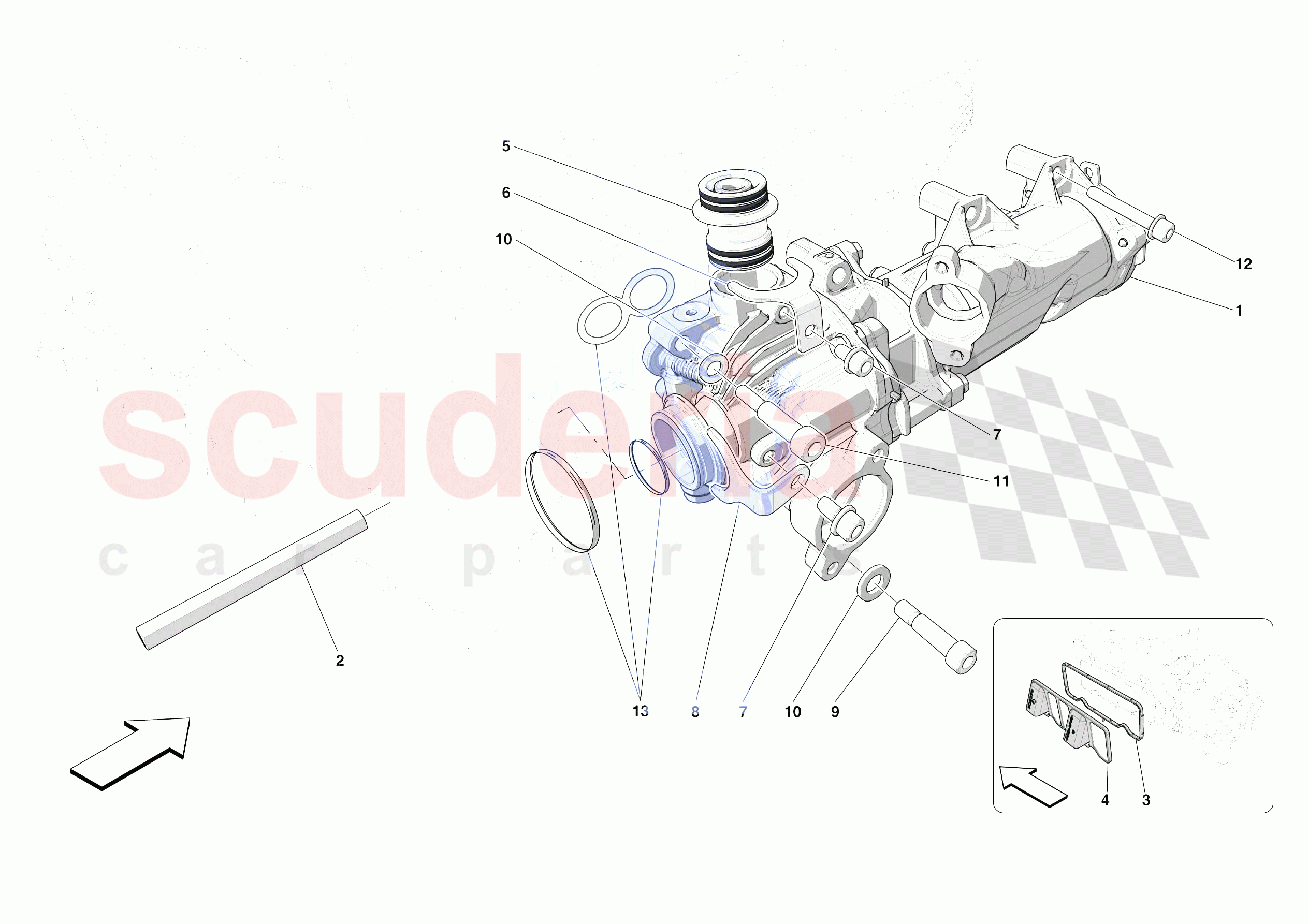 ENGINE OIL PUMP of Ferrari Ferrari SF90 Spider USA