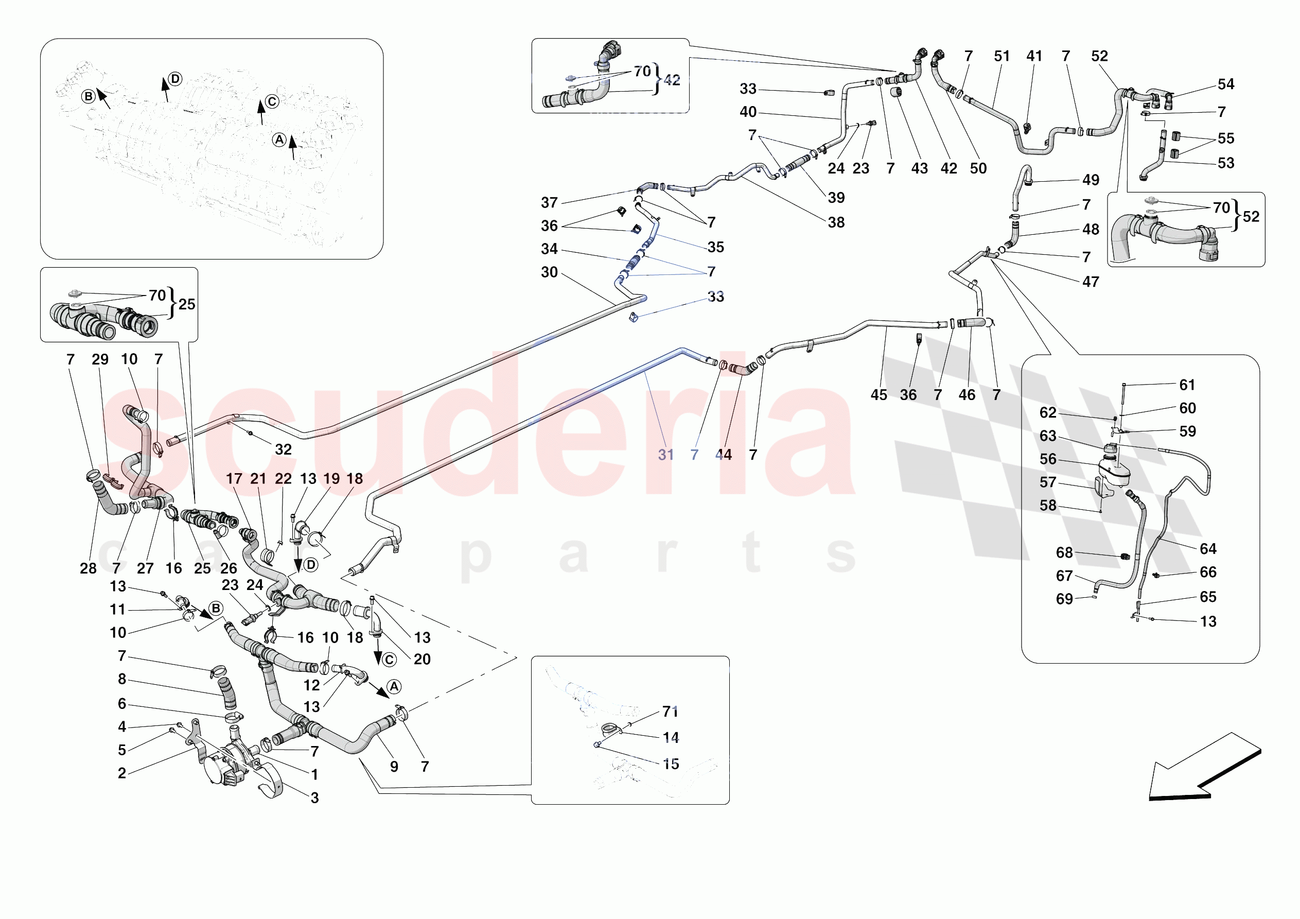 INVERTER COOLING of Ferrari Ferrari SF90 Spider USA