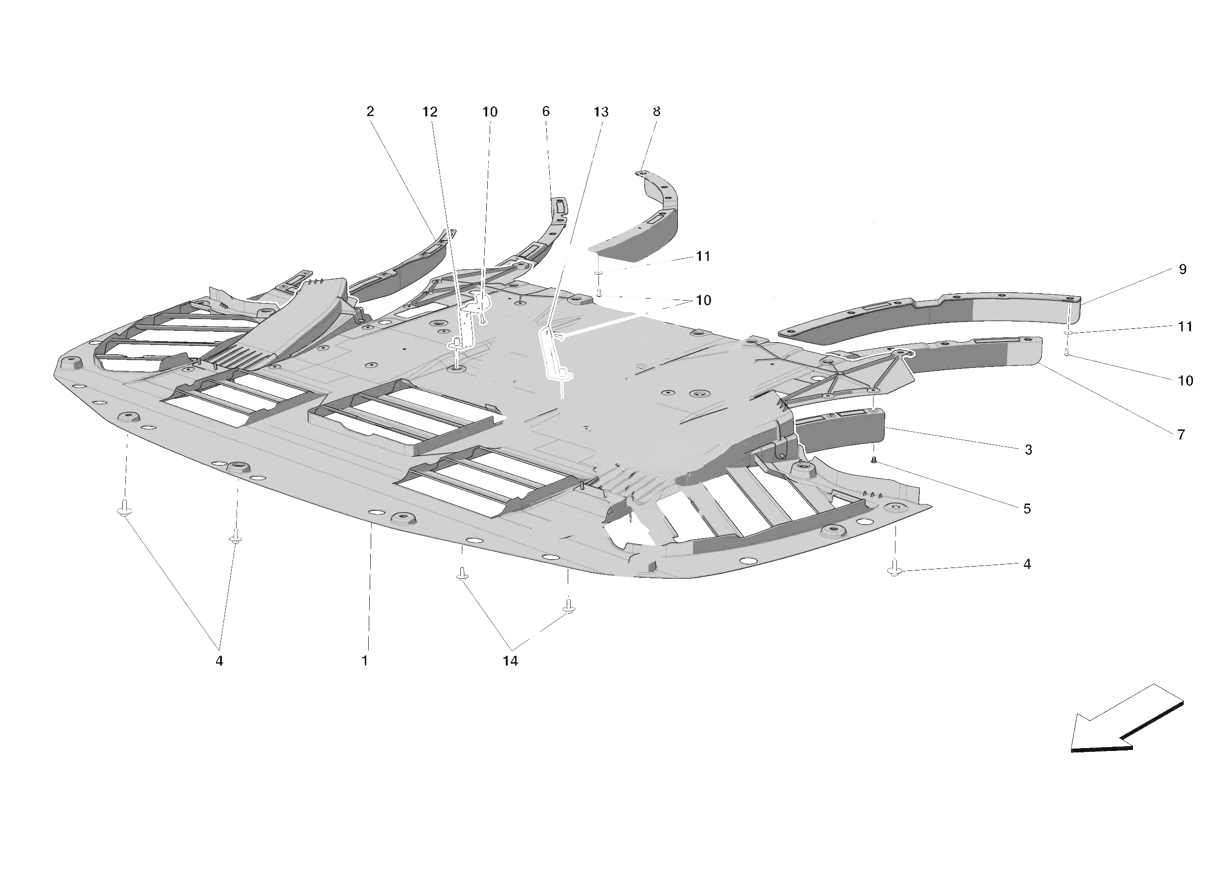 FRONT SHIELDS of Ferrari Ferrari SF90 Stradale Europe