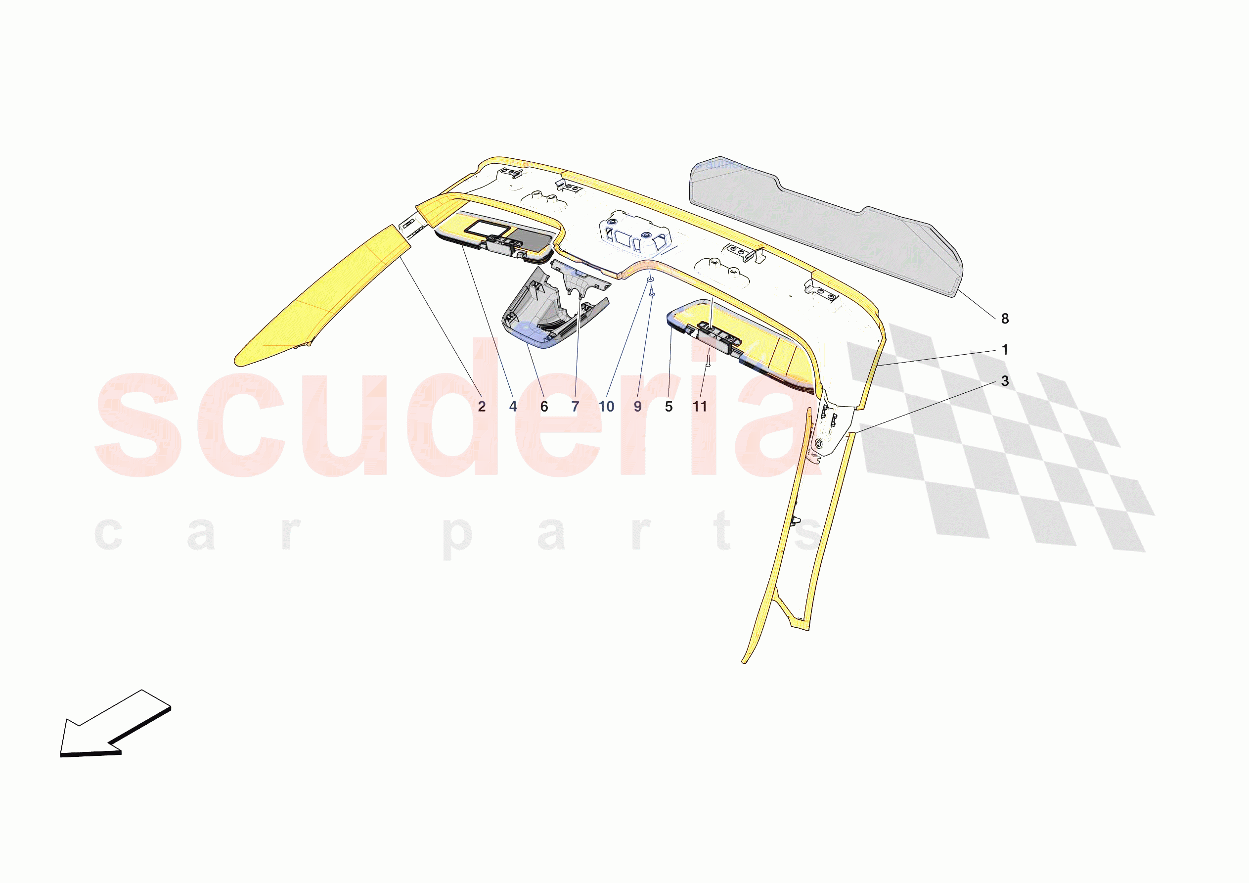 INNER TRIM (ABOVE BELTLINE) of Ferrari Ferrari SF90 XX Spider Europe