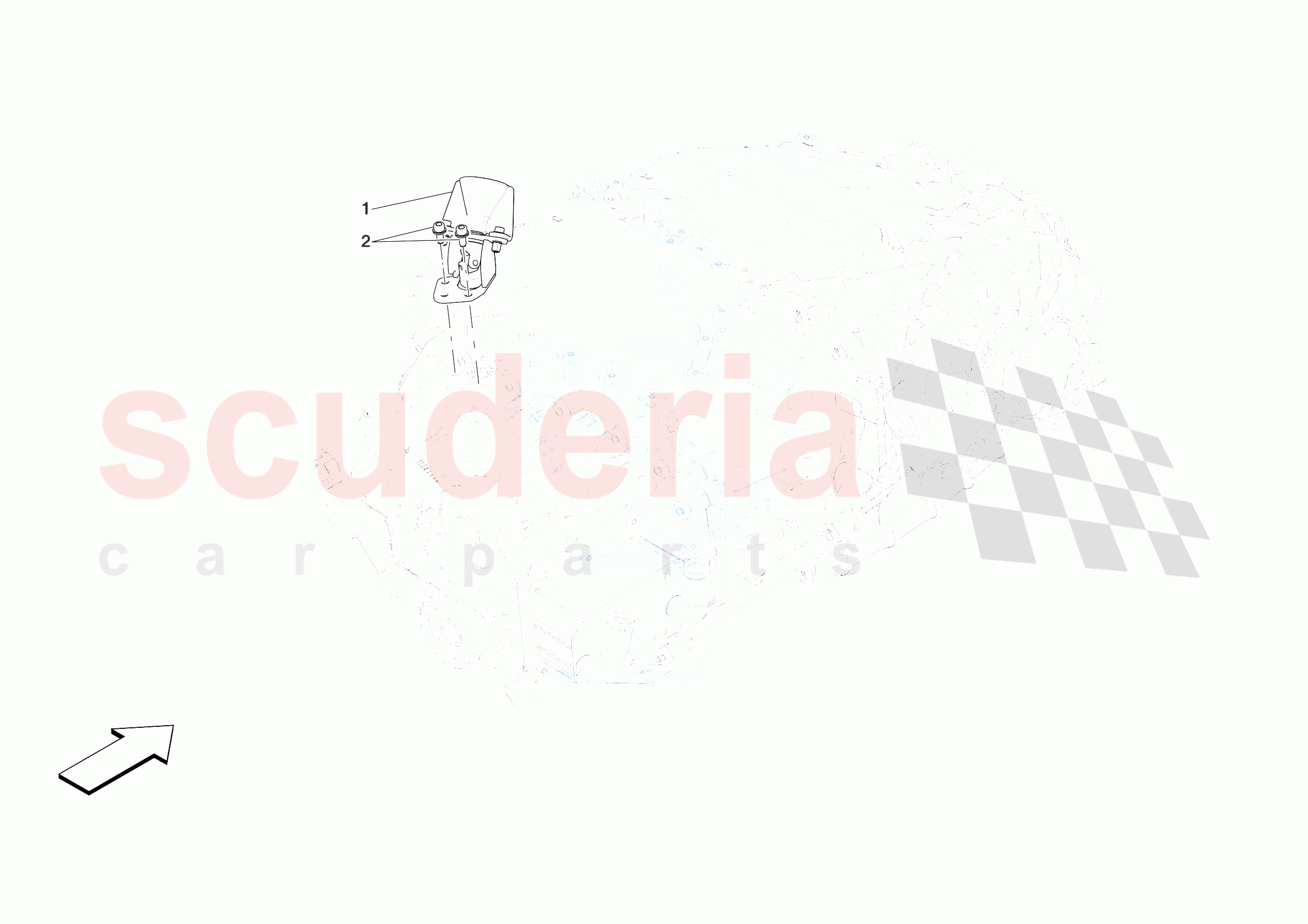 EXTERNAL GEARBOX CONTROLS of Ferrari Ferrari SF90 XX Spider Europe RH